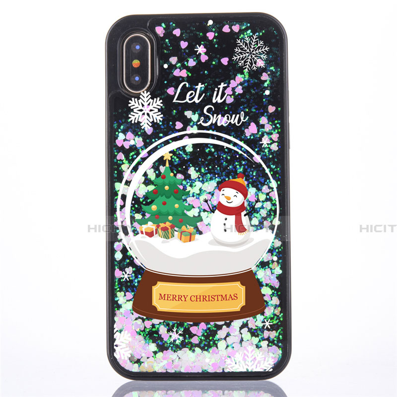 Coque Ultra Fine TPU Souple Housse Etui Transparente Fleurs T05 pour Apple iPhone X Plus