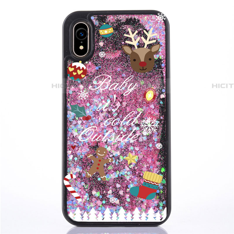 Coque Ultra Fine TPU Souple Housse Etui Transparente Fleurs T07 pour Apple iPhone XR Plus