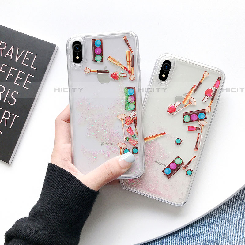 Coque Ultra Fine TPU Souple Housse Etui Transparente Fleurs T11 pour Apple iPhone XR Plus