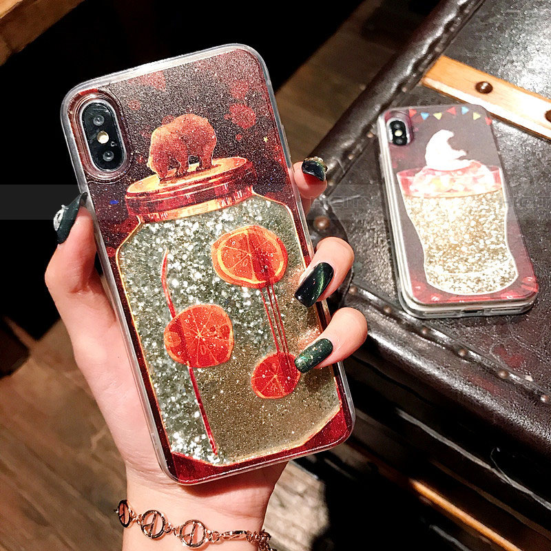 Coque Ultra Fine TPU Souple Housse Etui Transparente Fleurs T16 pour Apple iPhone Xs Plus