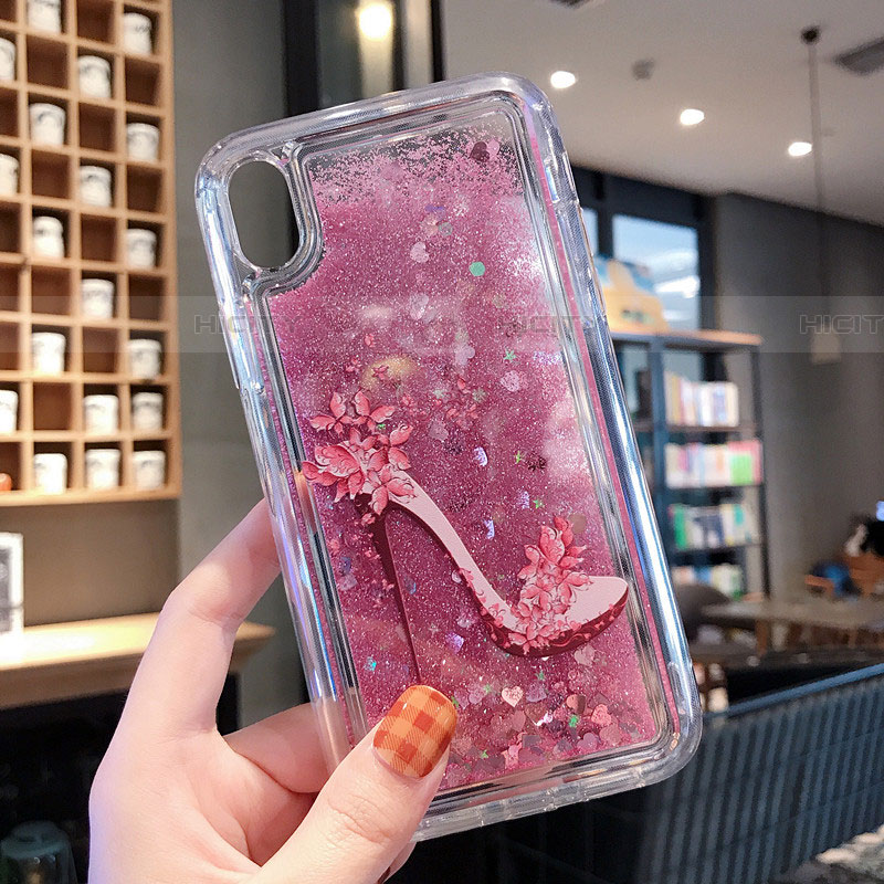 Coque Ultra Fine TPU Souple Housse Etui Transparente Fleurs T21 pour Apple iPhone XR Plus