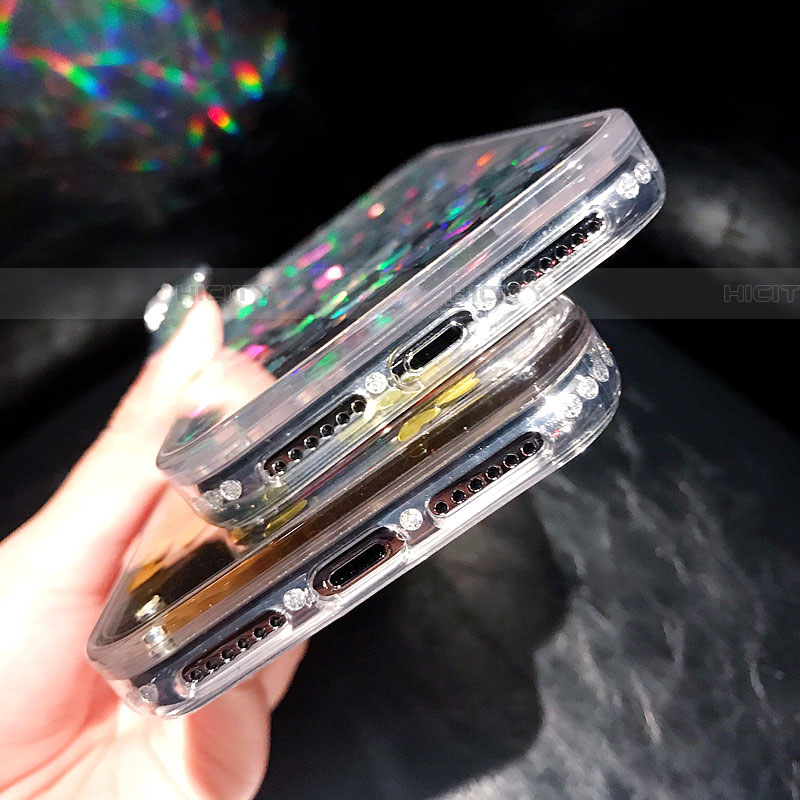 Coque Ultra Fine TPU Souple Housse Etui Transparente Fleurs T26 pour Apple iPhone Xs Plus