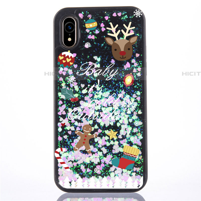 Coque Ultra Fine TPU Souple Housse Etui Transparente Fleurs Z01 pour Apple iPhone XR Plus