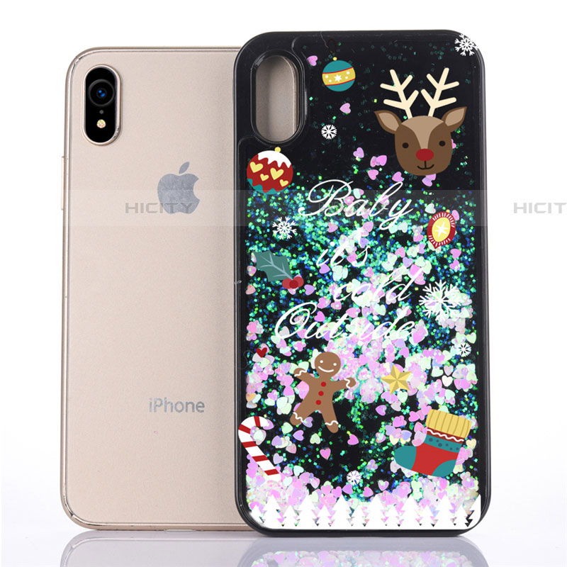 Coque Ultra Fine TPU Souple Housse Etui Transparente Fleurs Z01 pour Apple iPhone XR Plus