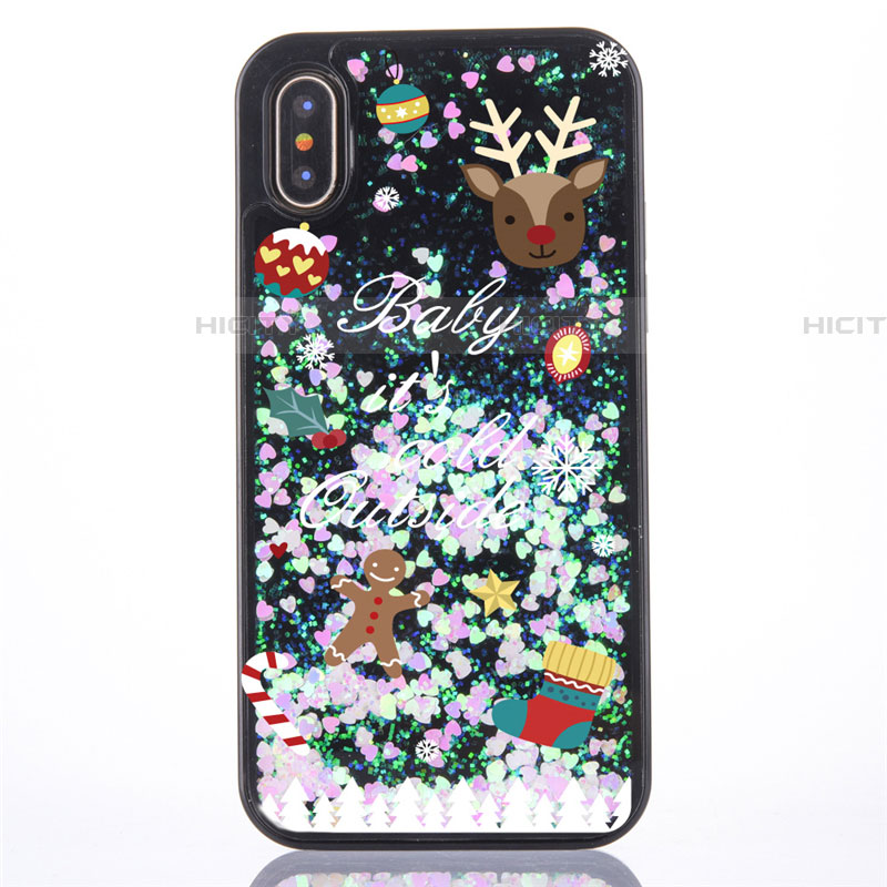 Coque Ultra Fine TPU Souple Housse Etui Transparente Fleurs Z02 pour Apple iPhone Xs Mixte Plus