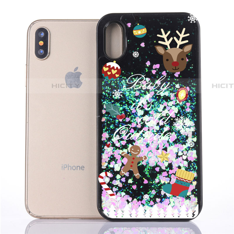 Coque Ultra Fine TPU Souple Housse Etui Transparente Fleurs Z02 pour Apple iPhone Xs Plus