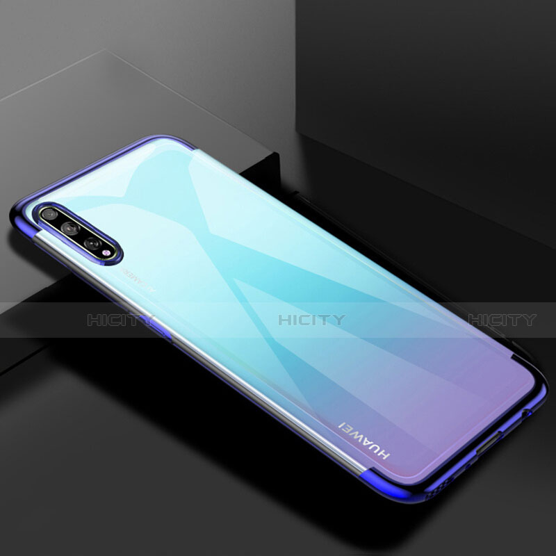 Coque Ultra Fine TPU Souple Housse Etui Transparente H01 pour Huawei Enjoy 10S Bleu Plus