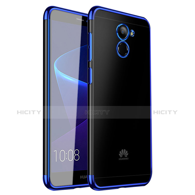 Coque Ultra Fine TPU Souple Housse Etui Transparente H01 pour Huawei Enjoy 7 Plus Bleu Plus