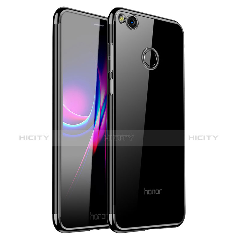 Coque Ultra Fine TPU Souple Housse Etui Transparente H01 pour Huawei GR3 (2017) Noir Plus