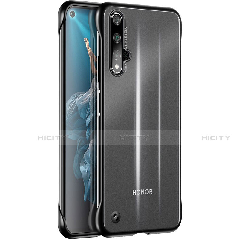 Coque Ultra Fine TPU Souple Housse Etui Transparente H01 pour Huawei Honor 20 Noir Plus