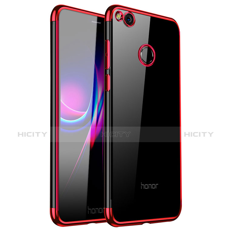 Coque Ultra Fine TPU Souple Housse Etui Transparente H01 pour Huawei Honor 8 Lite Rouge Plus
