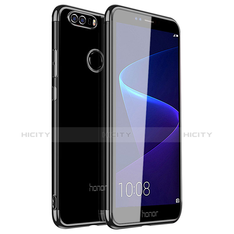 Coque Ultra Fine TPU Souple Housse Etui Transparente H01 pour Huawei Honor 8 Noir Plus