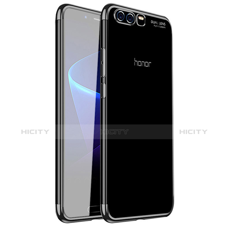 Coque Ultra Fine TPU Souple Housse Etui Transparente H01 pour Huawei Honor 9 Premium Noir Plus