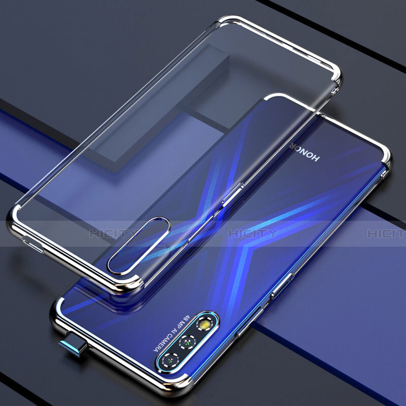 Coque Ultra Fine TPU Souple Housse Etui Transparente H01 pour Huawei Honor 9X Argent Plus