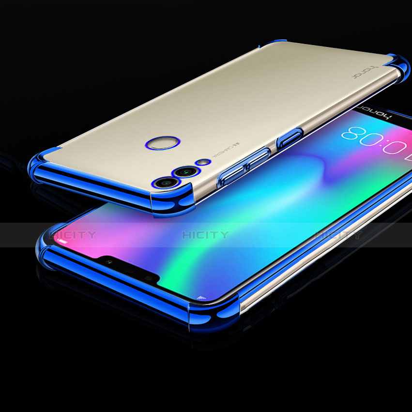 Coque Ultra Fine TPU Souple Housse Etui Transparente H01 pour Huawei Honor Play 8C Bleu Plus