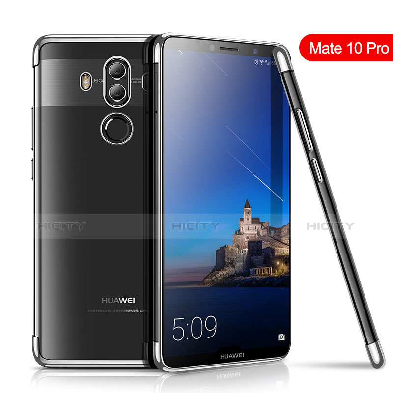 Coque Ultra Fine TPU Souple Housse Etui Transparente H01 pour Huawei Mate 10 Pro Argent Plus