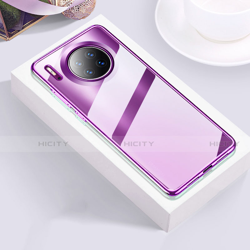 Coque Ultra Fine TPU Souple Housse Etui Transparente H01 pour Huawei Mate 30E Pro 5G Violet Plus