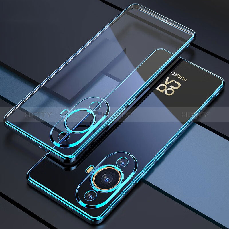 Coque Ultra Fine TPU Souple Housse Etui Transparente H01 pour Huawei Nova 11 Pro Bleu Plus