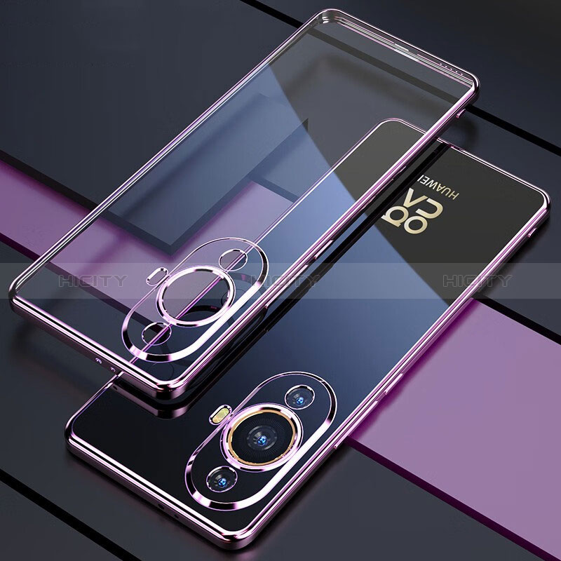 Coque Ultra Fine TPU Souple Housse Etui Transparente H01 pour Huawei Nova 11 Pro Violet Plus