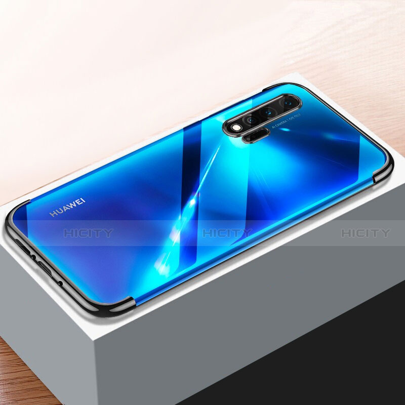 Coque Ultra Fine TPU Souple Housse Etui Transparente H01 pour Huawei Nova 6 5G Noir Plus