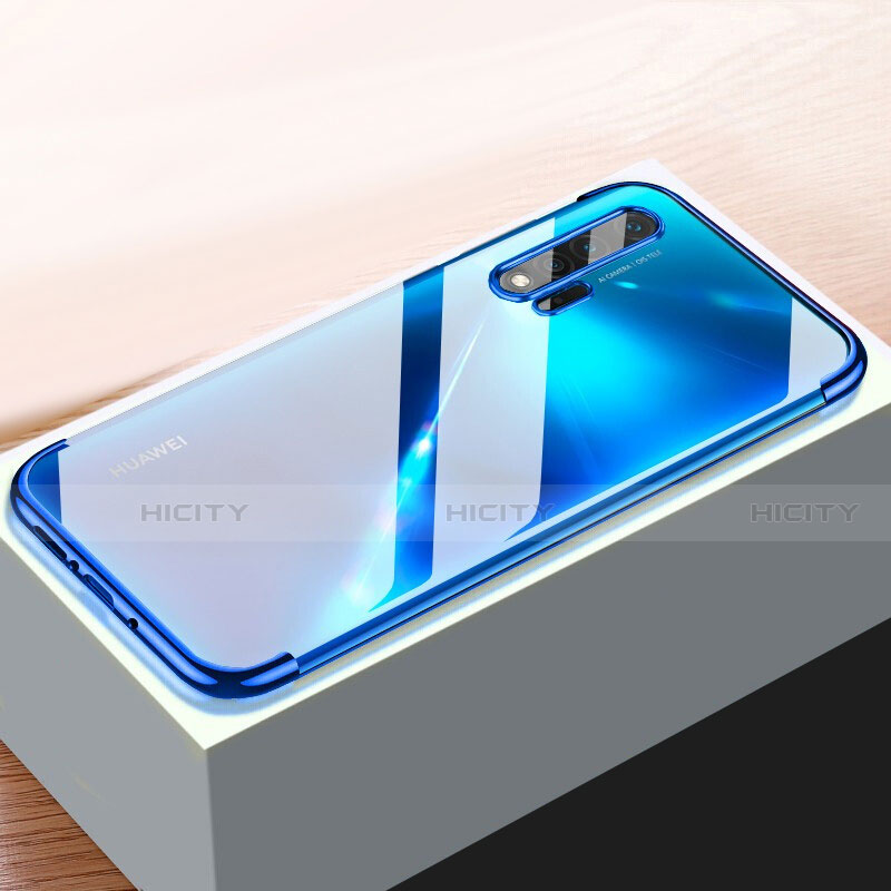 Coque Ultra Fine TPU Souple Housse Etui Transparente H01 pour Huawei Nova 6 Bleu Plus