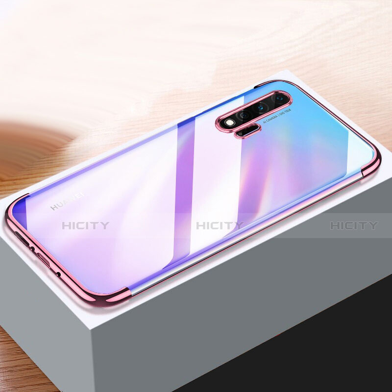 Coque Ultra Fine TPU Souple Housse Etui Transparente H01 pour Huawei Nova 6 Or Rose Plus