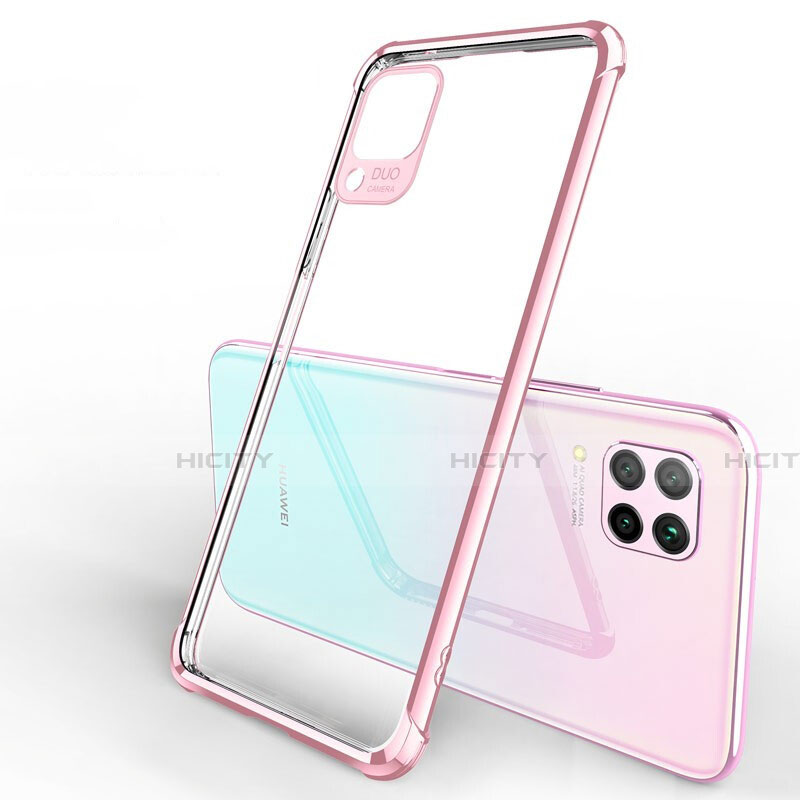 Coque Ultra Fine TPU Souple Housse Etui Transparente H01 pour Huawei Nova 7i Or Rose Plus