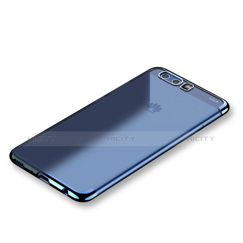 Coque Ultra Fine TPU Souple Housse Etui Transparente H01 pour Huawei P10 Bleu Plus