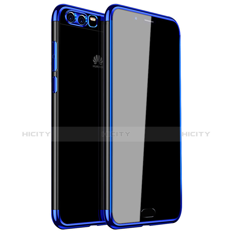 Coque Ultra Fine TPU Souple Housse Etui Transparente H01 pour Huawei P10 Plus Bleu Plus