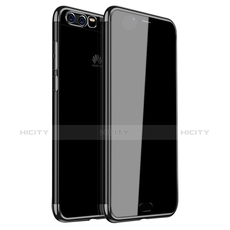 Coque Ultra Fine TPU Souple Housse Etui Transparente H01 pour Huawei P10 Plus Noir Plus