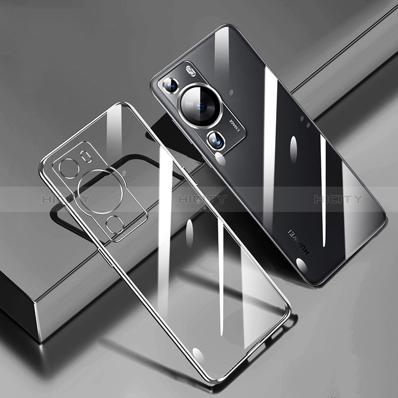 Coque Ultra Fine TPU Souple Housse Etui Transparente H01 pour Huawei P60 Noir Plus