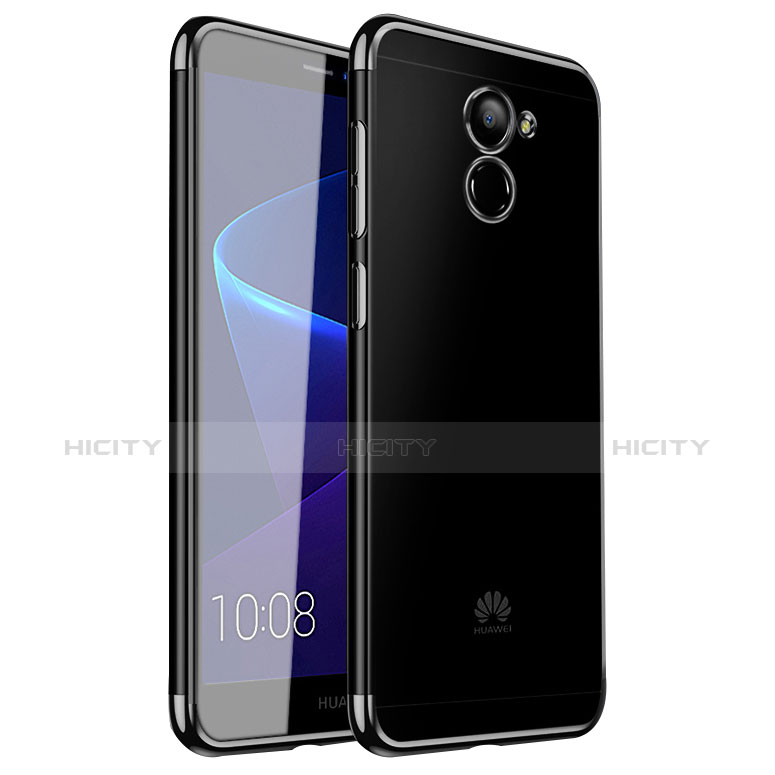 Coque Ultra Fine TPU Souple Housse Etui Transparente H01 pour Huawei Y7 Prime Noir Plus