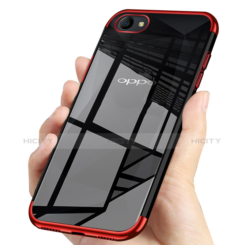 Coque Ultra Fine TPU Souple Housse Etui Transparente H01 pour Oppo A3 Rouge Plus