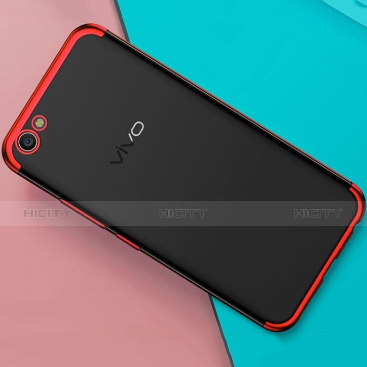 Coque Ultra Fine TPU Souple Housse Etui Transparente H01 pour Oppo A71 Rouge Plus