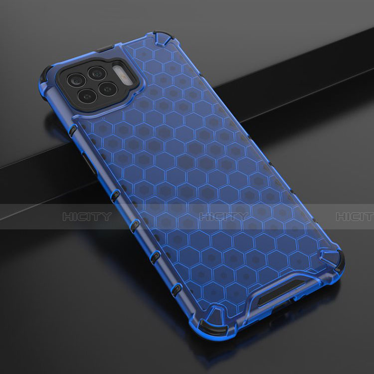 Coque Ultra Fine TPU Souple Housse Etui Transparente H01 pour Oppo A93 Bleu Plus