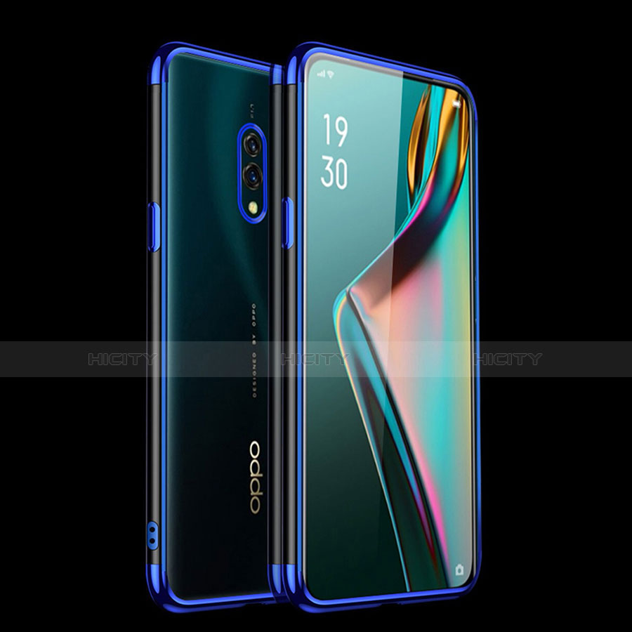 Coque Ultra Fine TPU Souple Housse Etui Transparente H01 pour Oppo K3 Bleu Plus