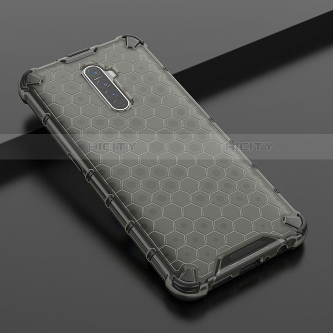 Coque Ultra Fine TPU Souple Housse Etui Transparente H01 pour Oppo Reno Ace Gris Plus