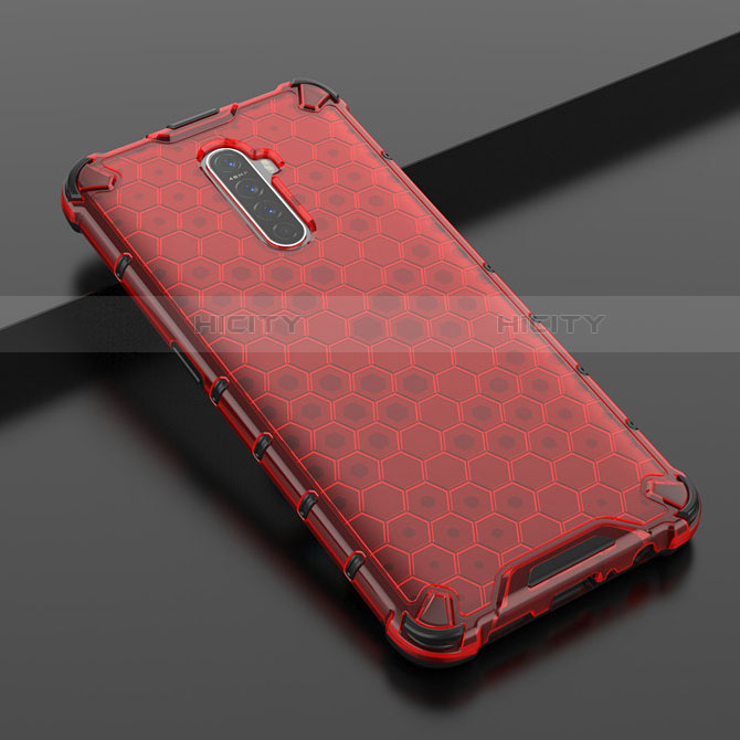 Coque Ultra Fine TPU Souple Housse Etui Transparente H01 pour Oppo Reno Ace Rouge Plus