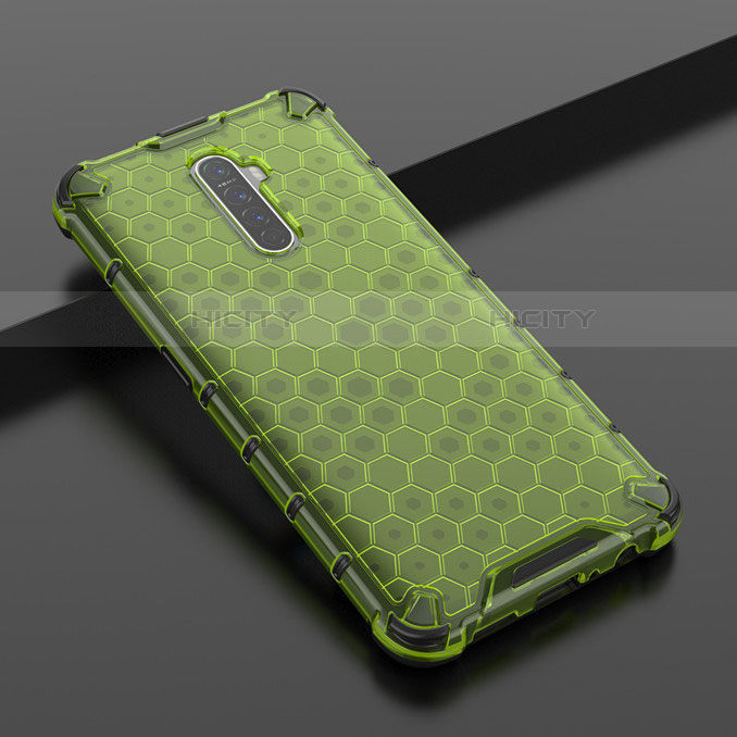 Coque Ultra Fine TPU Souple Housse Etui Transparente H01 pour Oppo Reno Ace Vert Plus