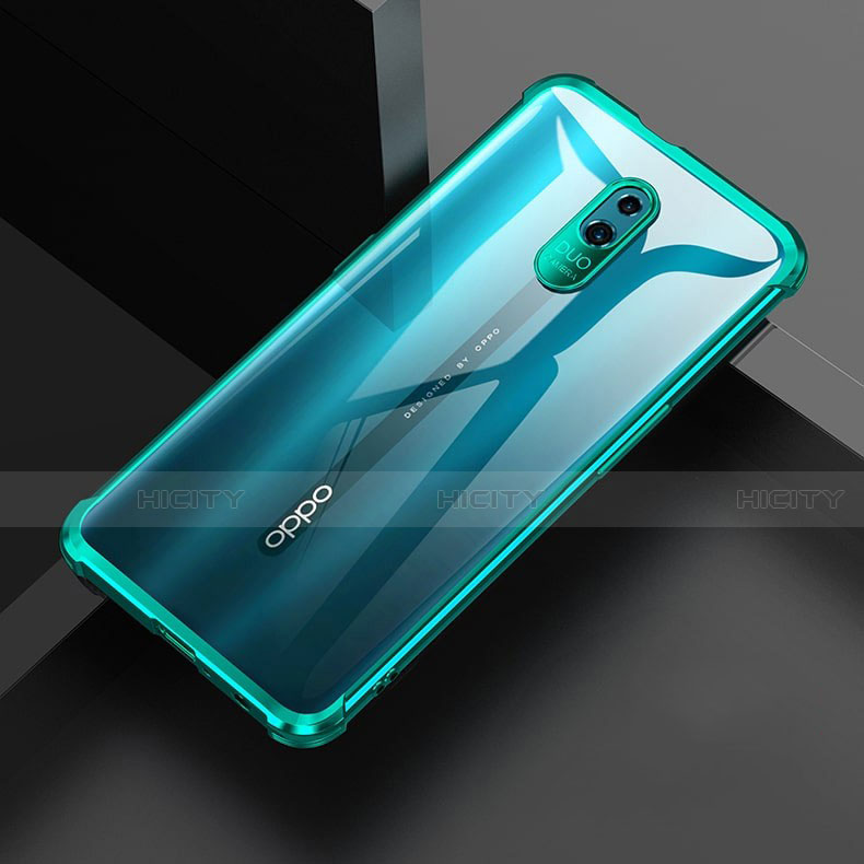 Coque Ultra Fine TPU Souple Housse Etui Transparente H01 pour Oppo Reno Vert Plus