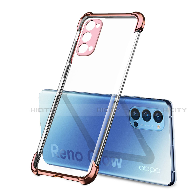 Coque Ultra Fine TPU Souple Housse Etui Transparente H01 pour Oppo Reno4 5G Plus