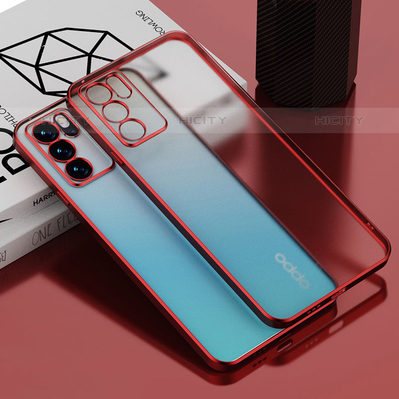 Coque Ultra Fine TPU Souple Housse Etui Transparente H01 pour Oppo Reno6 Pro 5G India Plus