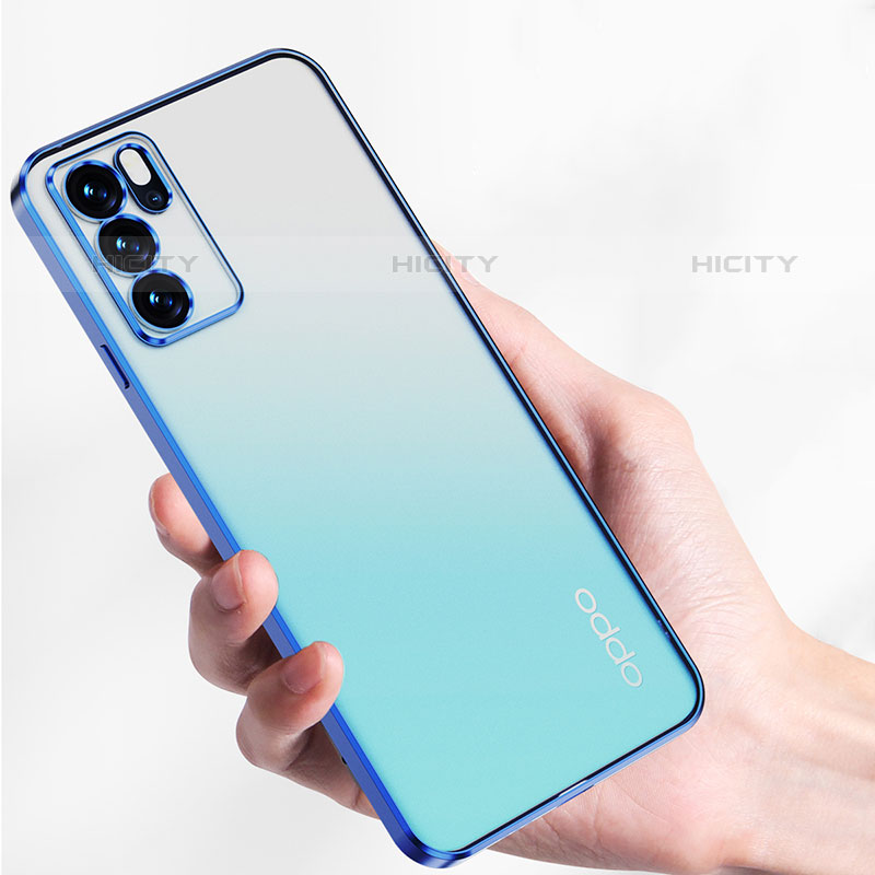 Coque Ultra Fine TPU Souple Housse Etui Transparente H01 pour Oppo Reno6 Pro 5G India Plus