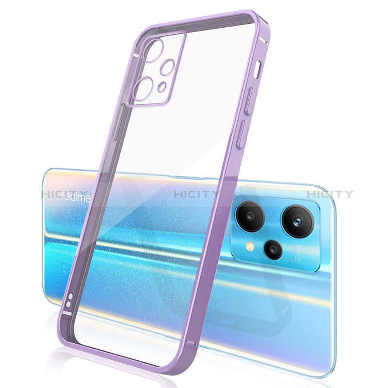 Coque Ultra Fine TPU Souple Housse Etui Transparente H01 pour Realme 9 Pro 5G Violet Plus