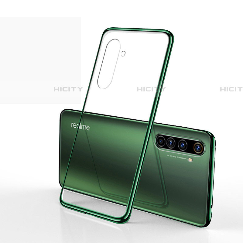 Coque Ultra Fine TPU Souple Housse Etui Transparente H01 pour Realme X50 Pro 5G Vert Plus