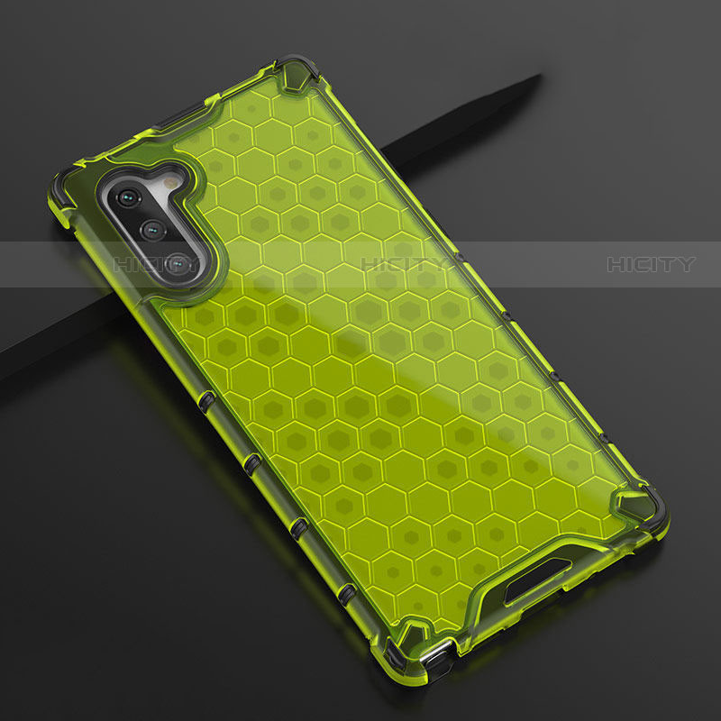 Coque Ultra Fine TPU Souple Housse Etui Transparente H01 pour Samsung Galaxy Note 10 Vert Plus