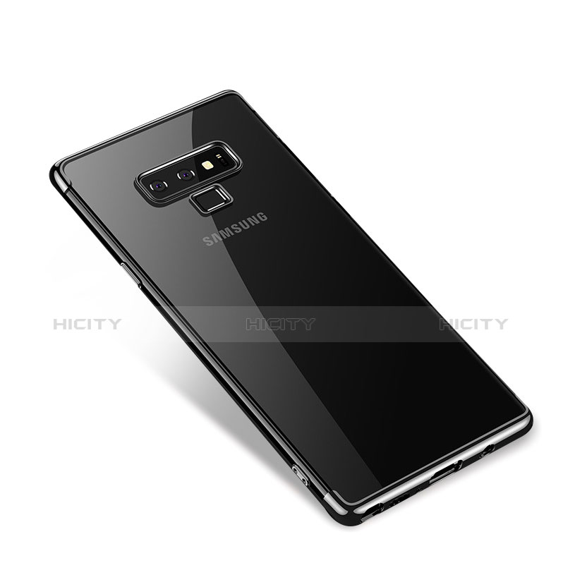 Coque Ultra Fine TPU Souple Housse Etui Transparente H01 pour Samsung Galaxy Note 9 Noir Plus