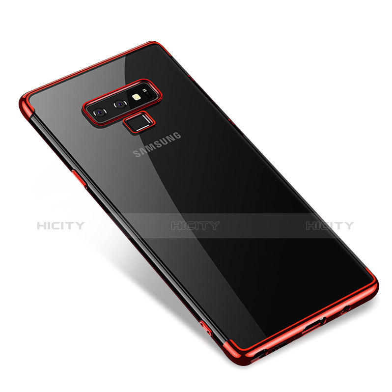 Coque Ultra Fine TPU Souple Housse Etui Transparente H01 pour Samsung Galaxy Note 9 Rouge Plus