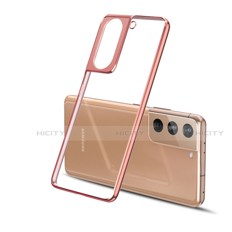 Coque Ultra Fine TPU Souple Housse Etui Transparente H01 pour Samsung Galaxy S21 5G Or Plus