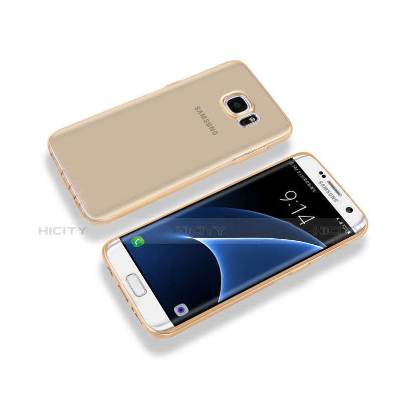 Coque Ultra Fine TPU Souple Housse Etui Transparente H01 pour Samsung Galaxy S7 Edge G935F Plus